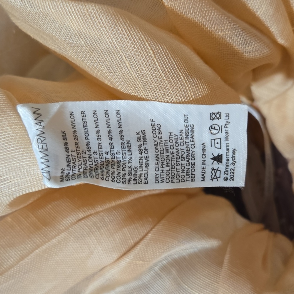 ZIMMERMANN Linen Silk Skirt - Picture 4 of 7